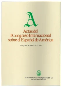 portada Actas del Primer Congreso del Español de América
