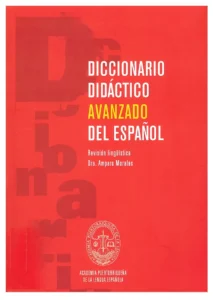 portada Diccionario didáctico avanzado del español