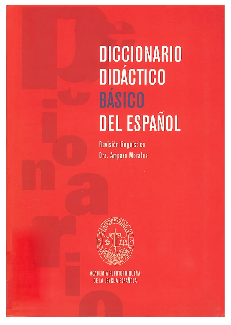 portada Diccionario didáctico básico del español