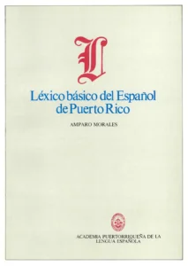 portada Léxico básico del español de Puerto Rico