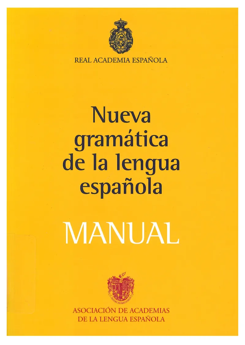 portada Nueva gramática de la lengua española