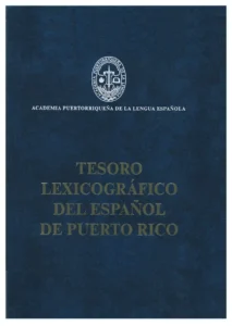 portada Tesoro lexicografico del español de Puerto Rico